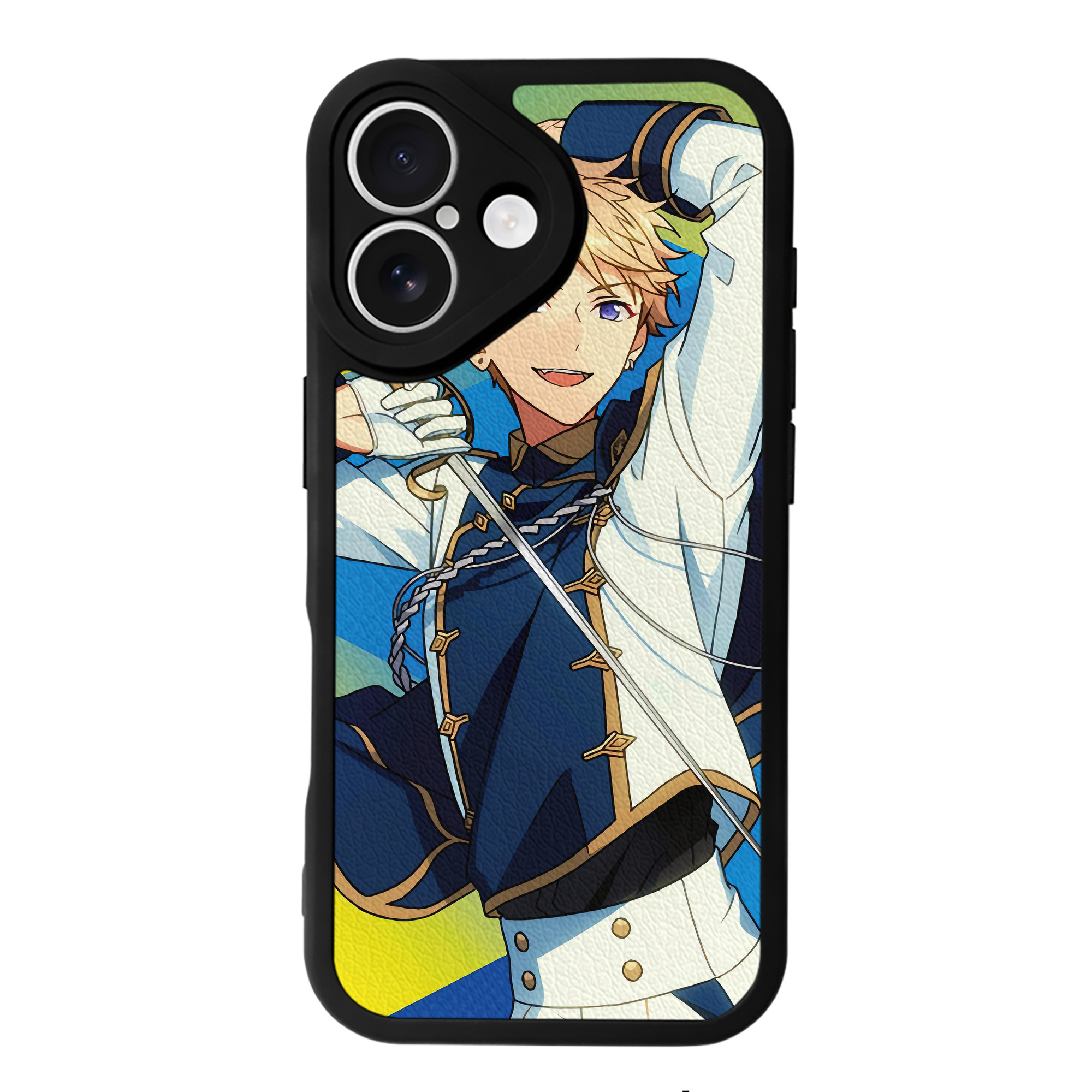 （画像用） あんさんぶるスターズ! Ensemble Stars 【iPhone 16シリーズ対応】シリコンスマホケース（レザー調） 材質：シリコン